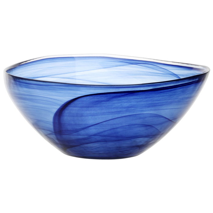 Avet Bol Blue Índigo Azul Transparente con Efecto Alabastro 6 Unidades - Diámetro 25 cm Altura 10,5 cm Avet Bol Blue Índigo Azul Transparente con Efecto Alabastro 6 Unidades - Diámetro 25 cm Altura 10,5 cm
